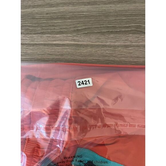 REI X Outdoor Afro Co-Op Shorts Orange Teal Men's M 8" Inseam Unlined - Picture 2 of 10